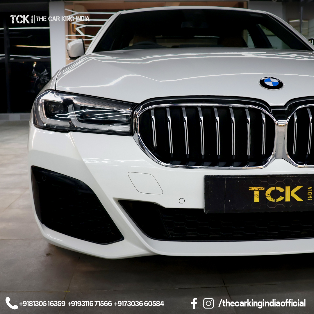 Used BMW 530I M SPORTS FACELIFT 2022 white - photo 2