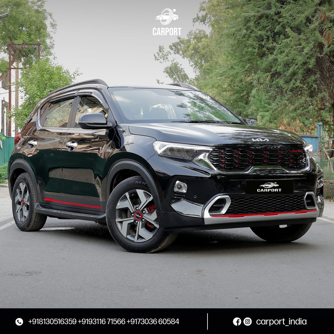Used KIA SONET 2021 G1.0T 7DCT GTX PLUS black - photo 2
