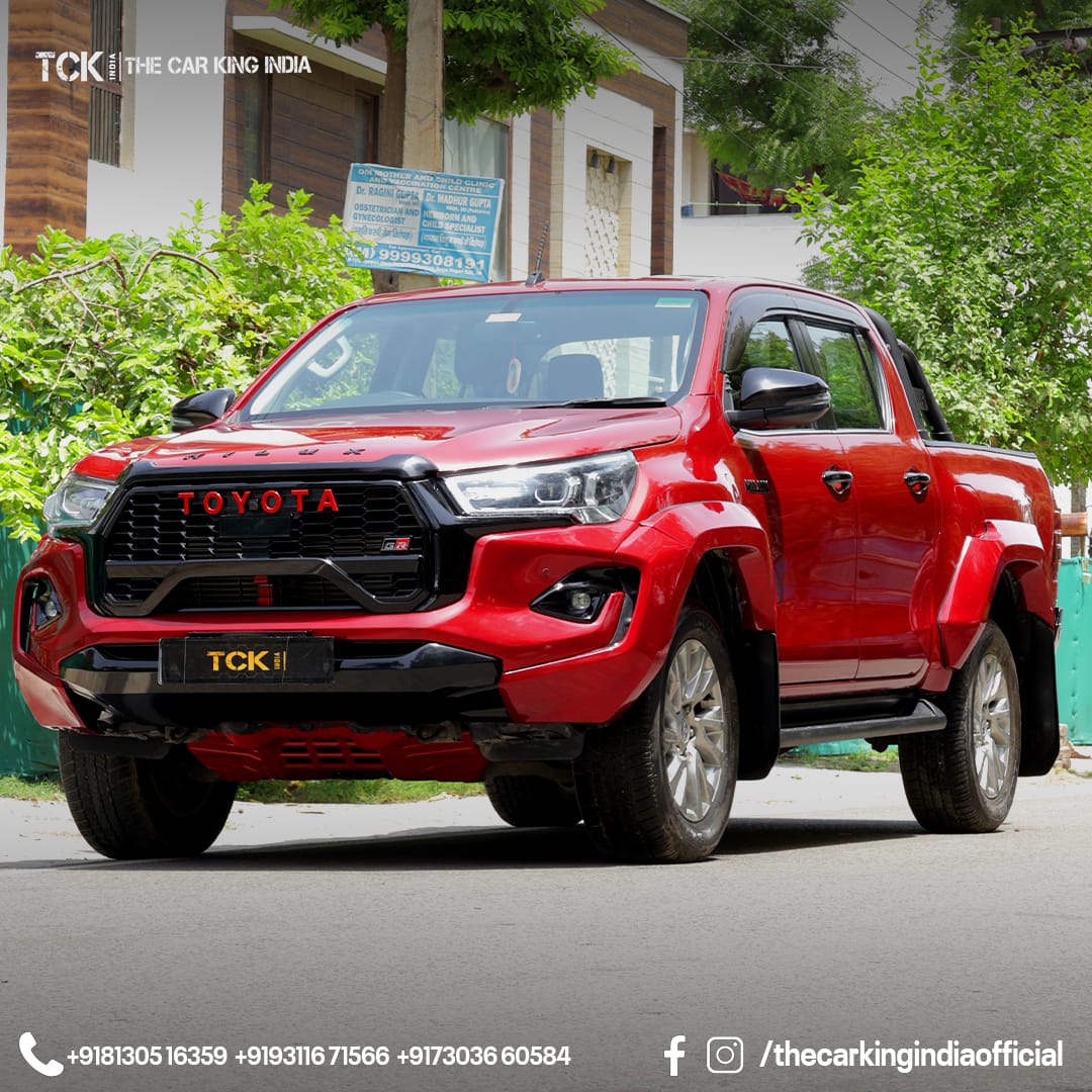 Used TOYOTA HILUX (HIGH AT 4*4) 2022 red - photo 2